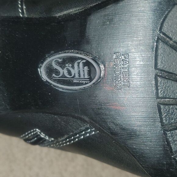 Sofft Black Studded Ankle Booties – Size 9.5 – Comfort & Edgy Style - Picture 7 of 11